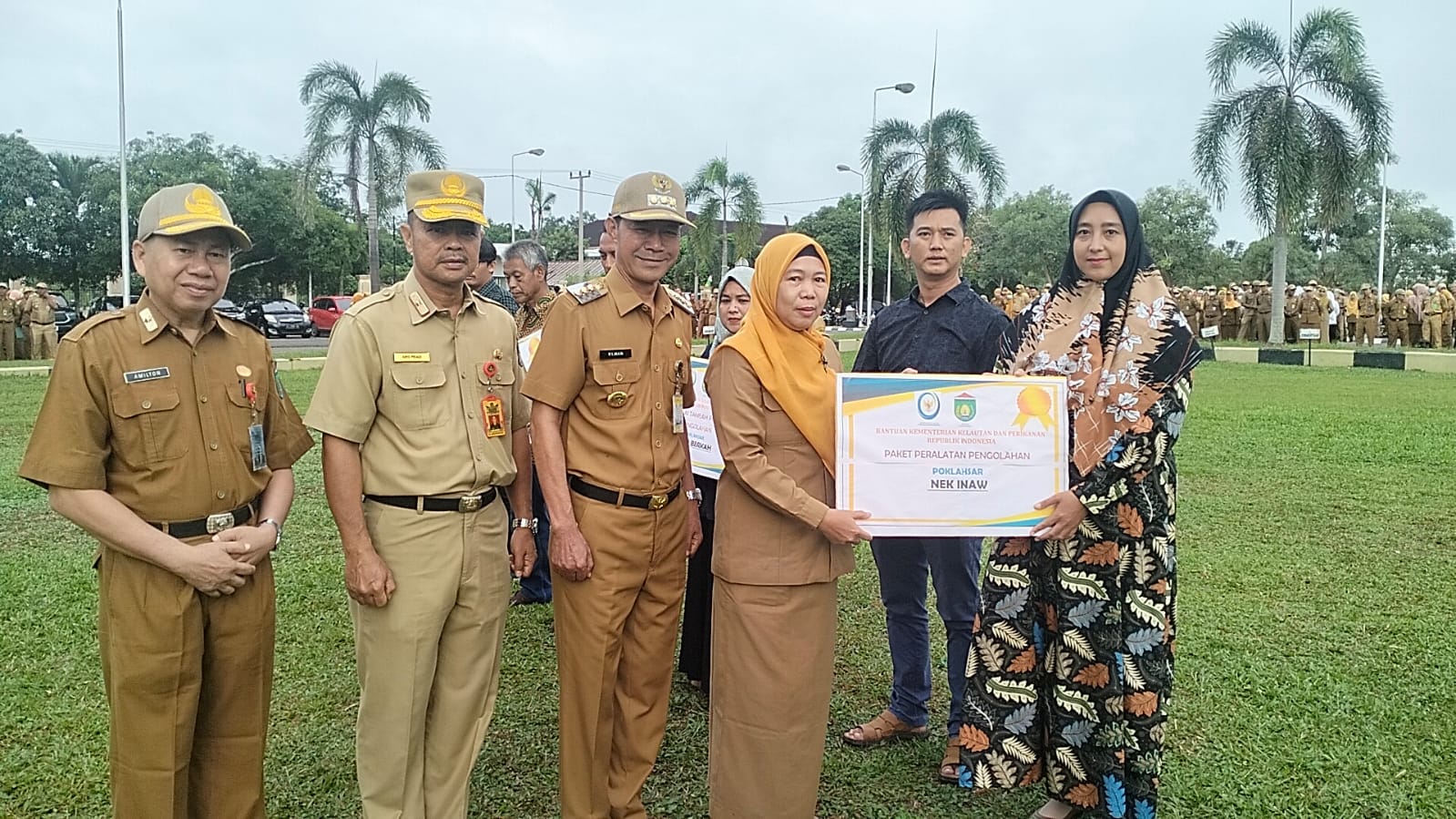 Penyerahan Bantuan Paket Budidaya Ikan Lele d